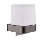 RAV Slezák Nil - Dávkovač mydla s držiakom, matné sklo/metal grey NLA0304MG