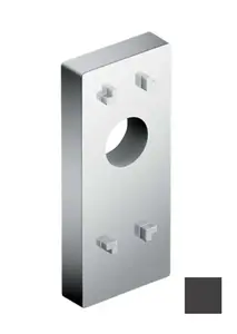 Axor Uno - Podložka na vyrovnanie obkladov, matná čierna 96397670