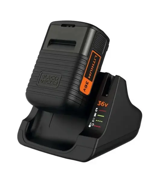 BLACK+DECKER - Sada 1,3A nabíječky a 1x aku 36 V Li-Ion 2,0 Ah BDC2A36-QW