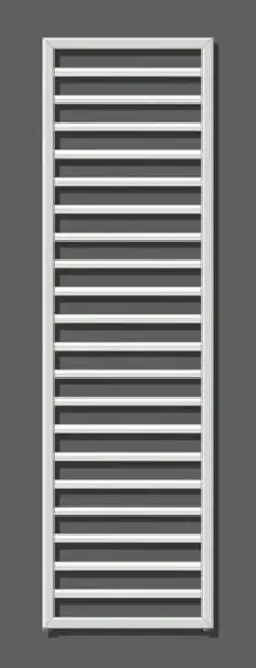 Zehnder Subway - Kúpeľňový radiátor 155x45 cm, rovný, stredové pripojenie 5 cm, chróm SUBC-150-045