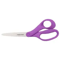 FISKARS - Nožnice univerzálne, pre pravákov, dĺžka 20 cm, fialová 1067865