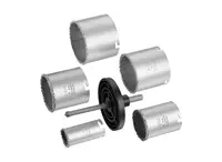 Stanley Príslušenstvo - 6-dielna súprava dieroviek s upínacím tanierom a vodiacim vrtákom STA81167-XJ