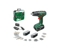 Bosch Nářadí - 18V AKU vrtací šroubovák, s příslušenstvím, 1x aku 1,5 Ah Li-Ion, nabíječka 06039D8006