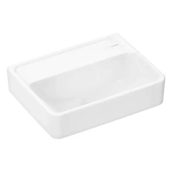 Hansgrohe Xanuia Q - Umývadielko 45x34 cm, bez prepadu, bez otvoru na batériu, biela 60231450
