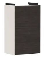 Hansgrohe Xevolos E - Umývadlová skrinka 58x34x25 cm, 1 dvierka, pánty vpravo, matná béžová/tmavý dub 54170730