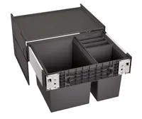 Blanco Select - Vestavný odpadkový koš, dělený, objem 46 l 526205