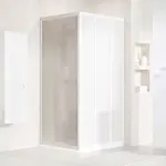 Ravak Supernova - Sprchová stena APSS-90, 87-91 cm, biela/Pearl 940701R211