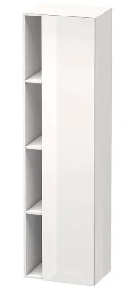 Duravit DuraStyle - Skrinka vysoká 180x50x36 cm, pravá, lesklá biela DS1249R2222