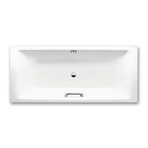 Kaldewei Ambiente - Obdĺžniková vaňa Puro Duo 664, 180x80 cm, otvory na držadlá, Perl-Effekt, biela 266410113001