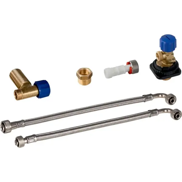 Geberit Príslušenstvo - Súprava pripojenia vody vzadu uprostred, k sanitárnemu modulu Monolith pre WC, 114 cm 131.077.00.1