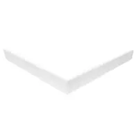 Mereo Sprchové príslušenstvo - Čelný panel k vaničke 900x900x100, biela CV35SP