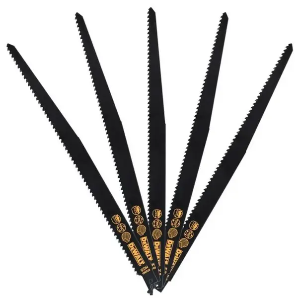 DeWALT Príslušenstvo - Súprava pílových plátkov, dĺžka 31 cm, 5 ks DT2364