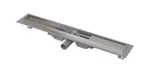 Alcadrain Odtokové žlaby - Sprchový žlab Professional Low 55 cm, s okrajem pro plný rošt, nerez APZ106-550