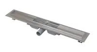 Alcadrain Odtokové žlaby - Sprchový žlab Low 55 cm, s okrajem pro perforovaný rošt, nerez APZ101-550