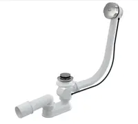 Alcadrain Odtokové súpravy - Vaňová odtoková a prepadová súprava, dĺžka 570 mm, chróm A55K