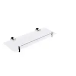 Nimco Bormo - Polička, dĺžka 30 cm, matné sklo/chróm BR 11091BX-30-26