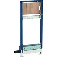 Geberit Duofix - Předstěnová instalace pro sprchu, výška 130 cm, s odtokem ve stěně, nástěnná armatura pod omítku 111.581.00.1