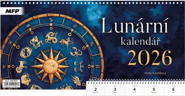 Lunární kalendář 2026 - stolní kalendář