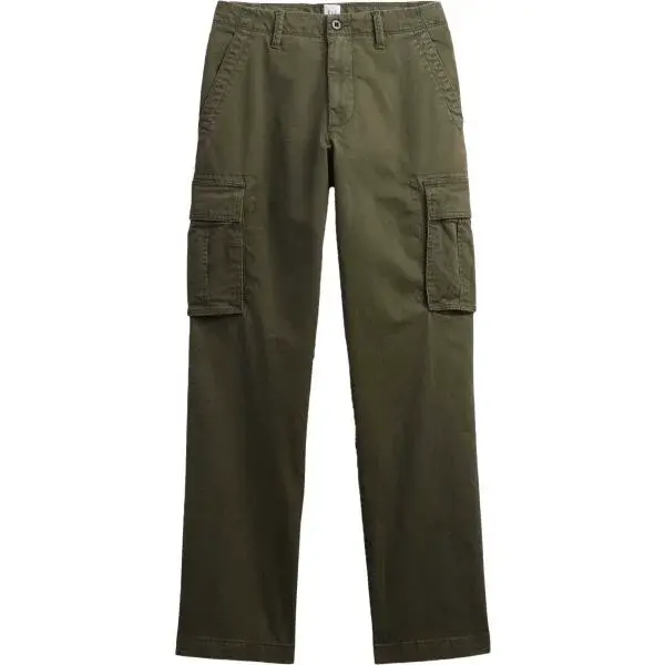 GAP V-STRAIGHT CARGO Pánské kalhoty, khaki, velikost