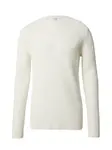 DAN FOX APPAREL Sveter 'Justus'  šedobiela