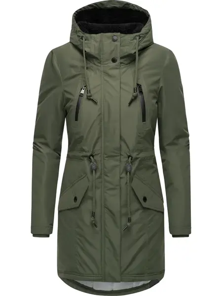 Ragwear Zimná parka 'Elsien'  olivová