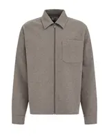 WE Fashion Prechodná bunda  sivobéžová