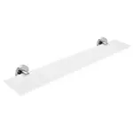 Nimco Unix - Polička, délka 60 cm, matné sklo/broušená nerez UNM 13091B-60-10