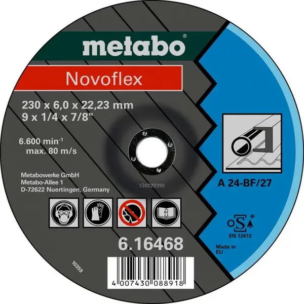 Metabo Příslušenství - Řezný kotouč na ocel 125x22,23 mm 616462000