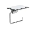 Kludi Vela S - Držák toaletního papíru s poličkou, chrom 2597105