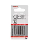 Bosch Příslušenství - Sada bitů HEX6, délka 25 mm, 3 ks 2607001728
