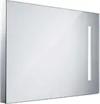 Nimco Zrcadla - Koupelnové podsvícené LED zrcadlo série 1000, 50x70 cm, hranaté, aluminium ZP 1001