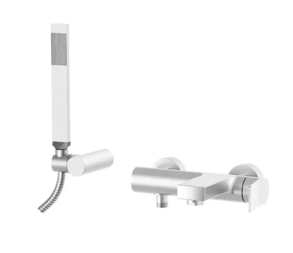 Paffoni Tilt - Vanová baterie s příslušenstvím, nerez TI023ST