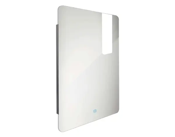 Nimco Zrcadla - Zrcadlo s LED osvětlením, 60x80 cm, dotykový senzor, hliník ZP 25002V