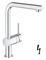 Grohe Minta - Dřezová baterie s výsuvnou koncovkou, chrom 31397000