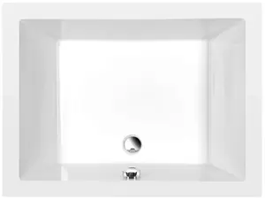 Polysan Deep - Hluboká sprchová vanička 100x75x26 cm, bílá 72879