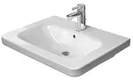 Duravit DuraStyle - Umyvadlo 65x48 cm, s přepadem, s otvorem pro baterii, bílá 2320650000