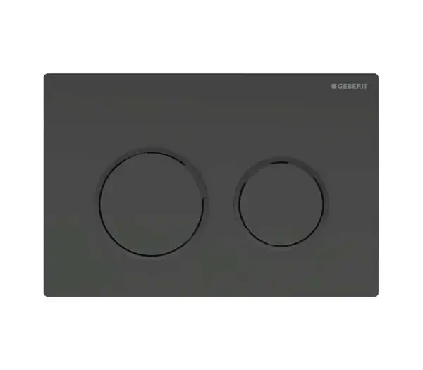 Geberit Omega20 - Ovládání splachování, černá 115.085.DW.1