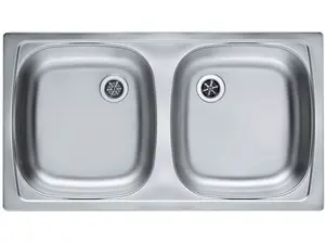 Alveus Basic - Dřez 78x44 cm, nerez 1039144