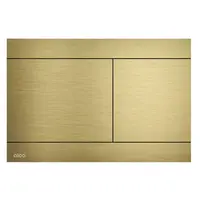 Alcadrain Flat - Ovládání splachování, kartáčovaná zlatá FUN-G-B