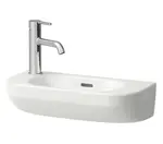 Laufen Lua - Umývátko 50x23 cm, s přepadem, otvor pro baterii vlevo, bílá H8150820001051