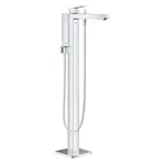 Grohe Eurocube - Vanová baterie na podlahu, s příslušenstvím, chrom 23672001