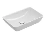 Villeroy & Boch Venticello - Umyvadlo na desku, 55x36 cm, s přepadem, bez otvoru pro baterii, alpská bílá 41135501