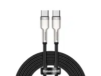 Datový kabel Baseus Cafule Series Metal Type-C/Type-C 100W 2m, černá