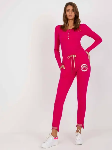 Sweatpants-RV-DR-6650.81P-Fuchsia