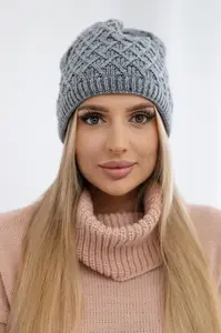 Kesi K204 tmavě šedá fleecová kšiltovka