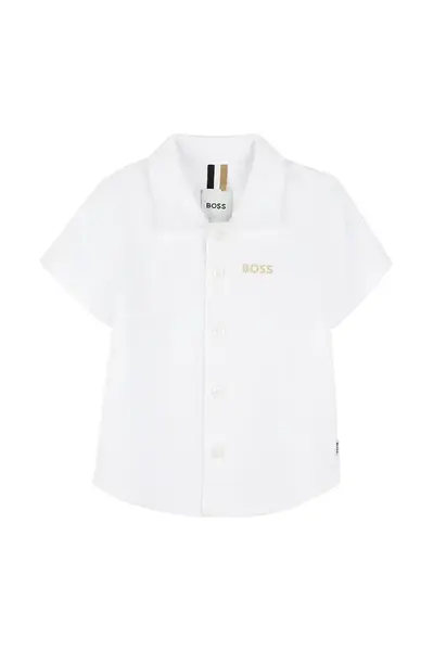Dětská bavlněná košilka BOSS