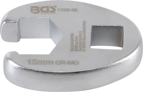 BGS technic Klíč plochý otevřený 3/8", 10 mm - BGS 1756-10 Velikost: 15 mm