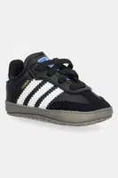 Dětské boty adidas Originals SAMBA CRIB černá barva, JI2757