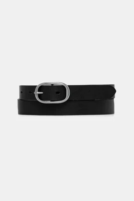 Kožený pásek Levi's dámský, černá barva, 002G7-0001