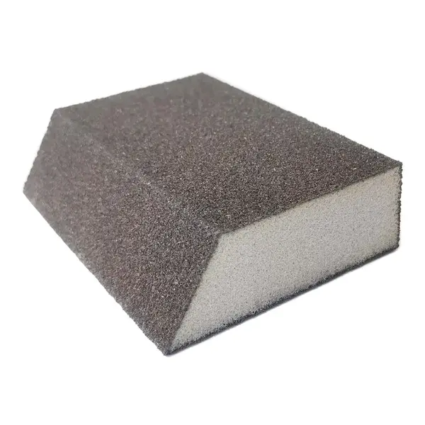 Brusná houbička, zkosená, 4 strany, různé zrnitosti - MAGG Zrnitost: P100